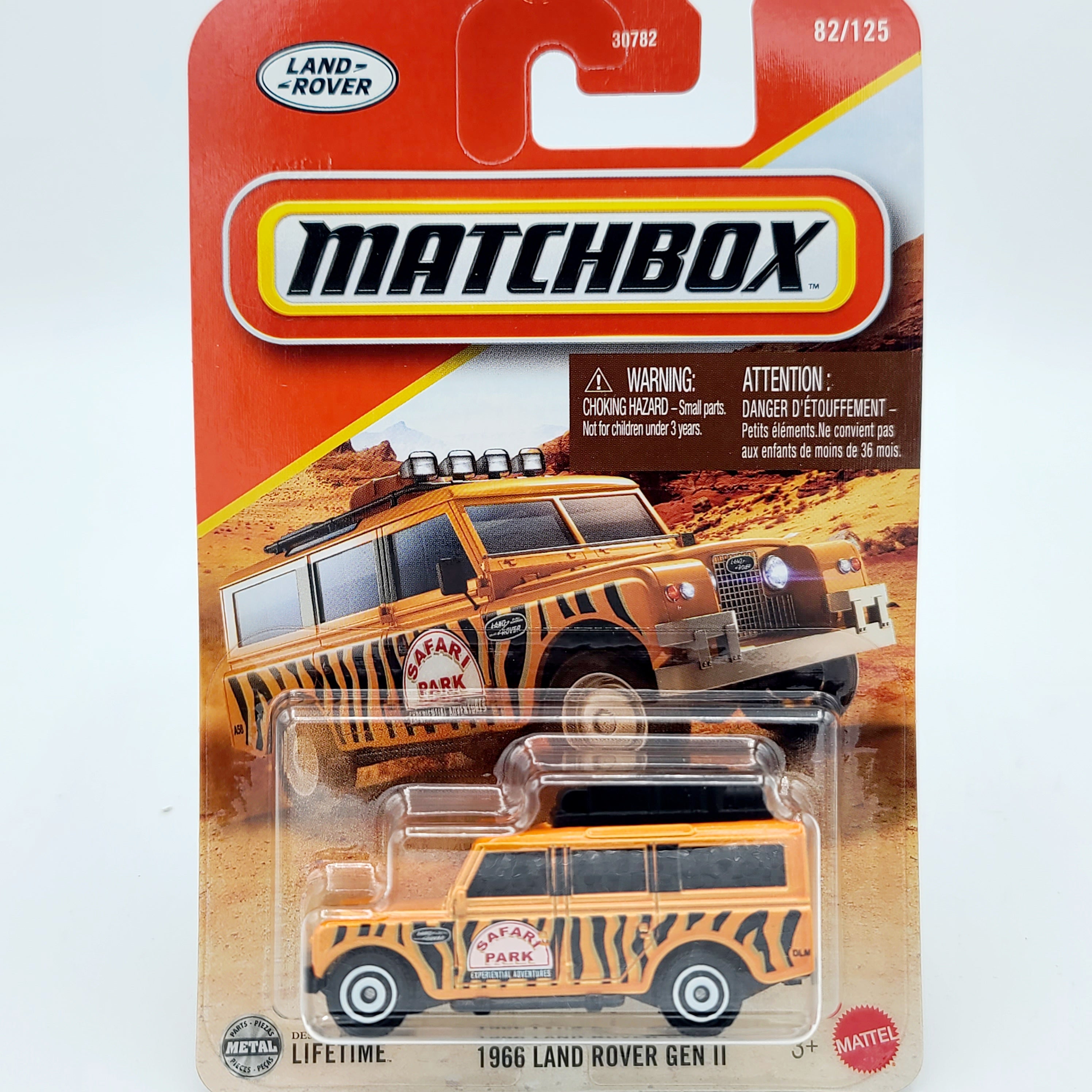 Matchbox '66 Land Rover Defender "Safari Park" (2025 Mix 12 M Basic)